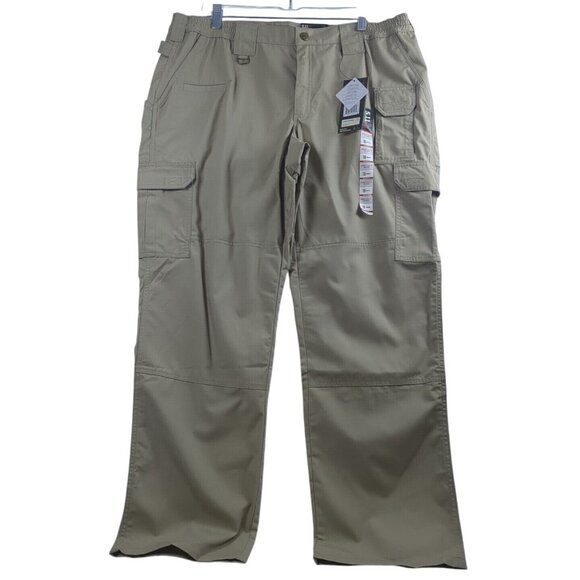 5.11 Tactical Womens Taclite Pro 18 Reg Ripstop Cargo Pants 64360 Khaki Tan NWT - Picture 1 of 16